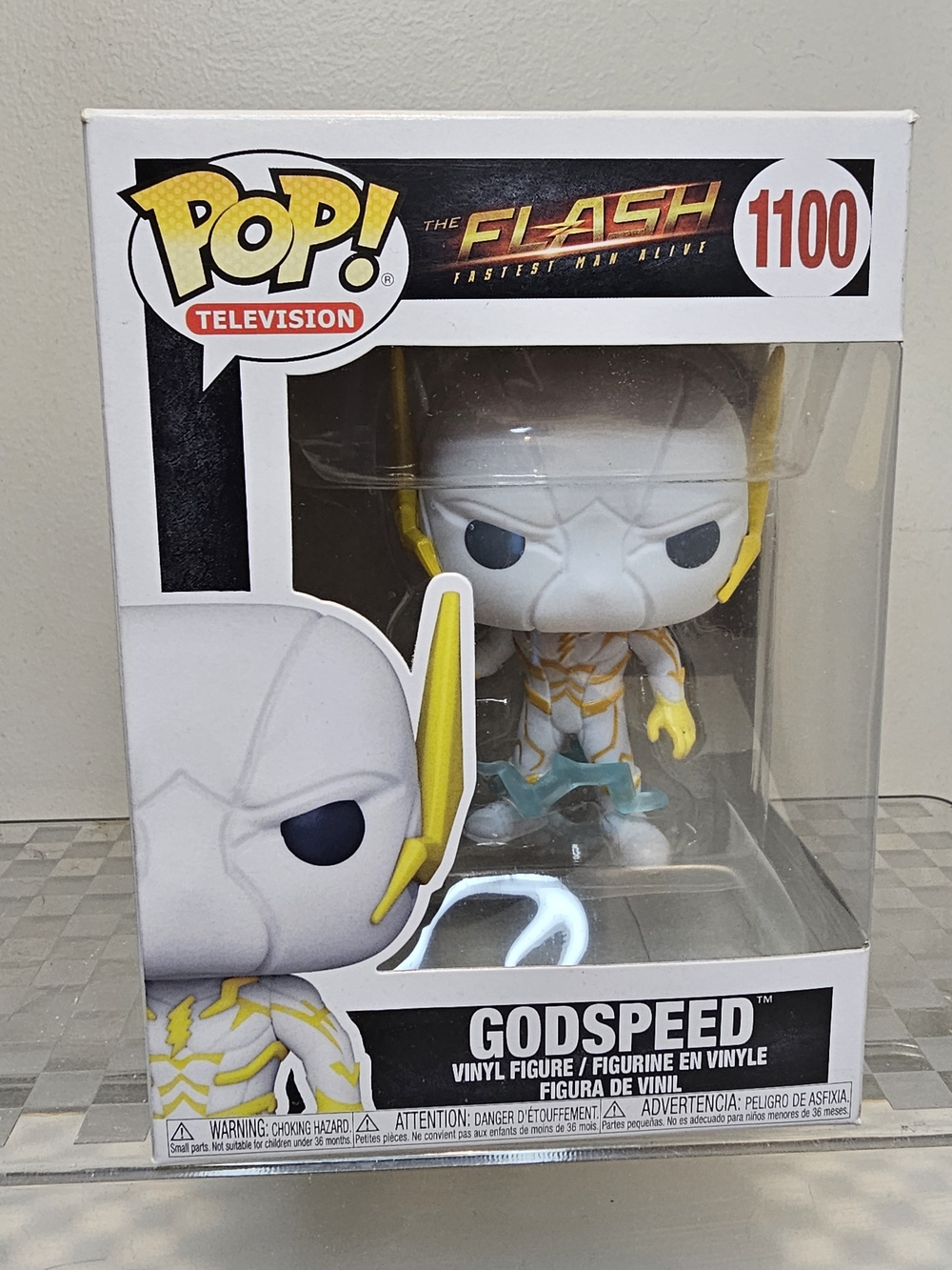 Funko Pop! Godspeed White and Yellow Vinyl Figure (The Flash)